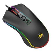 Mouse Gamer com Fio Redragon Cobra Chroma M711 Rgb 10000 Dpi Cor Preto