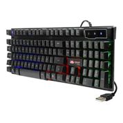 Teclado Gamer Led Rgb Semi Mecânico Usb Knup Kp-2043-A