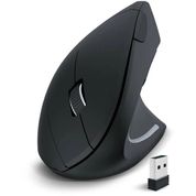Mouse Vertical Ergonômico 2.4GHz sem Fio Ajustável 1600 Dpi