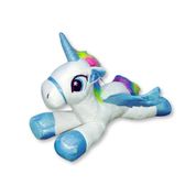 Unicórnio de Pelúcia Plush Fizzy Toys FC2618 Branco/Azul