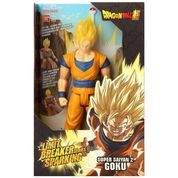 Dragon Ball Super - Boneco 30cm Breaker Series Sparking – Super Saiyan 2 Goku C/ Som E Luz - Bandai