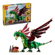 Bloco De Montar Dragão Medieval 3 Em Lego 31161