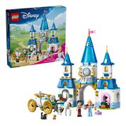 Disney Castelo E Carruagem A Cavalo Da Cinderela Lego 43275