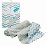 COBERTOR INFANTIL ONDA AZUL - CLINGO