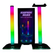 Headset Gamer Suporte Fone de Ouvido Rgb Usb
