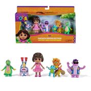 Conjunto de Figuras Dora e Amigos Fantásticos – 5 Bonecos Articulados Oficiais Nickelodeon