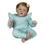 Bebê Reborn Princesa Menina Realista Toma Banho
