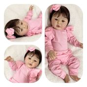 Bebe Reborn Princesa Banho Silicone Realista Mama E Faz Xixi