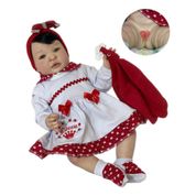 Bebe Reborn Princesa Banho Silicone Mama E Faz Xixi