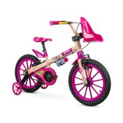Bicicleta Aro 16 Barbie - Nathor