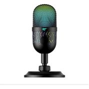 Microfone Gamer Mesa Usb Havit Gk52 Rgb Omnidirecional Cor Preto