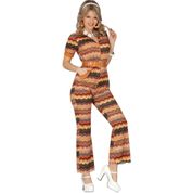 Fantasia Hippie Anos 70 Feminina Adulta de Luxo
