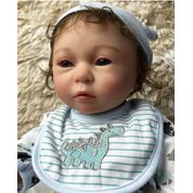 Bebê Reborn Nando Menino Boneco Original Realista de Silicone 45cm Lançamento