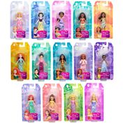 Coleção c/ 14 Mini Bonecas Princesas Disney Série 2 - 9 cm - Mattel