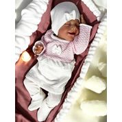 Bebe Reborn Recém-Nascido Ultra-Realista de Vinil de Silicone  42cm
