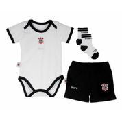 Kit Conjunto Corinthians Body Shorts e Meia Oficial