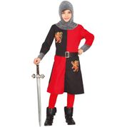 Fantasia Cavaleiro Medieval Infantil pra Meninos de Luxo Completa