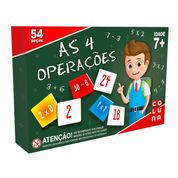 Jogo Pedagógico As 4 Operações Matemáticas Com 54 Peças