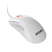 Mouse Gamer HYDRUS White Ghost 12400 DPI 6 Botões RGB PCYES