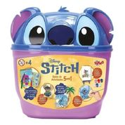 Stitch Disney Balde De Atividade 5 Em 1 – Stitch Gesso ,Madeira, Papel para Pintar – Toyng