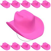 Kit 30 Chapéus Vaqueiro Ana Castela Festa Junina Fantasia Rosa Country