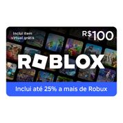 Gift Card Digital - ROBLOX - R$100