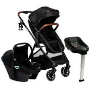 CARRINHO TRIO STREET BLACK COM BEBE CONFORTO E BASE ISOFIX - ABC DESIGN