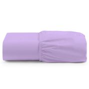 Lençol Unique Avulso de Baixo Queen com Elástico Micro Percal 400 Fios - Lilás