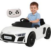 Carro Elétrico Importway Audi R8 Spyder Branco 12V Controle Remoto