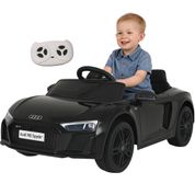 Carro Elétrico Importway Audi R8 Spyder Preto 12V Controle Remoto