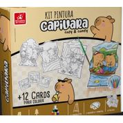 SUPERKIT PINTURA CAPIVARA COZY & COMFY - BRINCADEIRA DE CRIANÇA