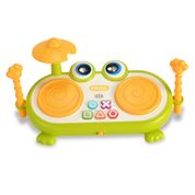 Bateria Sapo Musical Baby Land Brinquedo Infantil Luzes Som
