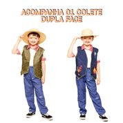 Coleta da Roça para Festa Junina Meninos Infantil Dupla Face