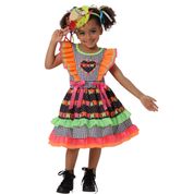 Vestido Infantil Festa Junina Menina Brigida Caipirinha