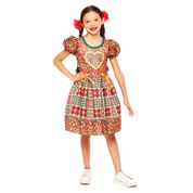 Vestido Infantil Festa Junina Quadrilha Menina Caipirinha Chica