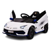 Carrinho Elétrico Infantil Lamborghini 12V Branco
