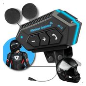 Fone Bluetooth Intercomunicador BT12 p/ Moto Capacete