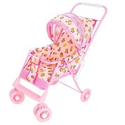 Carrinho para Boneca Luxo Rosa - M&P