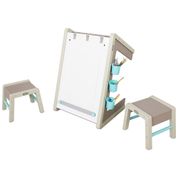 Estúdio de Arte Infantil com Cavalete e Banco para Crianças a Partir de 3 Anos, LITTLE TIKES 658853EUC, Azul