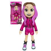 Boneca Emilly Vick Família Dos Rosa 25cm Original, Baby Brink, Vinil Articulada Youtuber