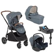 Travel System Versatrax E Trio Azul Lagoon com I-Base Isofix I-Snug - Joie