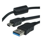 Cabo Usb 3.0 X Mini Usb (v3) 3m P/ Controle Ps3 3 Metros XC-CAB5 X-cell