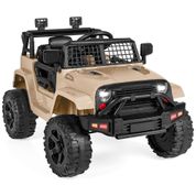 Caminhão Carro Elétrico Infantil 12V da Best Choice Products com Controle Remoto dos Pais, Suspensão de Molas, Luzes de LED, Porta AUX e Areia