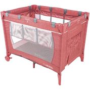 Berço Cercado Relax Kiddo Melange Vermelho