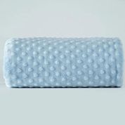 Cobertor Hug Duplo Dots Azul Bebê