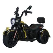 Moto Elétrica Grande Infantil Menino Menina Preta