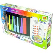 TECLADO COLOR FLEXIVEL 37 TECLAS - DM BRASIL