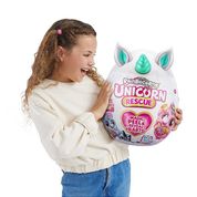 Rainbocorns Unicornio Pelúcia Resgate Ovo Grande F129-2 FUN