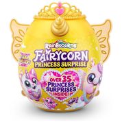Rainbocorns Fada Unicornio Pelúcia Fairycorn Princess Surprise