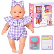 Boneca Reborn Bebê Banho e Sonho com Acessórios Certidão na Caixa Original Roma